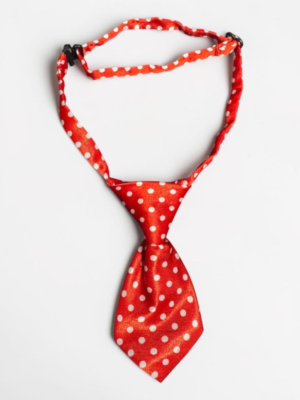 Red Polka Dot Dog/Cat Tie Adjustable Pet Necktie NWOT